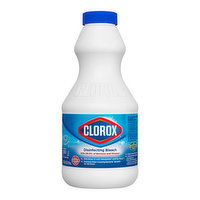 Clorox Disinfecting Bleach, Concentrated Formula, Regular, 24 Ounce