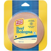 Oscar Mayer Bologna Beef, Sliced, 12 Ounce