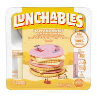 Lunchables Ham & Swiss with Crackers, 3.2 Ounce