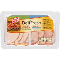 Oscar Mayer Deli Honey Smoked Turkey Breast & Honey Ham Combo Pack, 9 Ounce