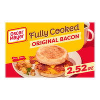 Oscar Mayer Naturally Hardwood Smoked Original Bacon, 2.52 Ounce