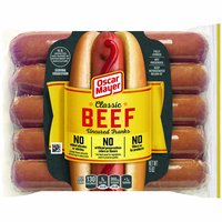 Oscar Mayer Classic Uncured Beef Hot Dogs, 15 Ounce