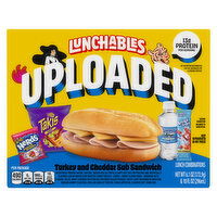 Lunchables Uploaded Turkey and Cheddar Sub Sandwich, 16.1 Ounce