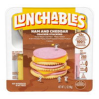 Lunchables Ham & Cheddar Cracker Stackers, 3.5 Ounce