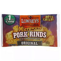 Lowery Bacon Pork Rinds, Original, 1.75 Ounce
