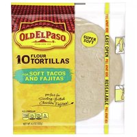 Old El Paso Tortilla, Soft Taco, Fajita, 8.2 Ounce
