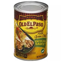 Old El Paso Mild Green Chile Enchilada Sauce, 10 Ounce