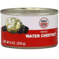 Family Whole Water Chestnuts, 8 Ounce