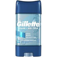 Gillette 3X Antiperspirant Gel, Cool Wave, 3.8 Ounce