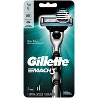 Gillette Mach 3 Men's Razor, Handle + 1 Blade Refill, 1 Each