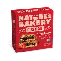 Nature's Bakery Fig Bars Whole Wheat Strawberry (6-pack), 12 Ounce