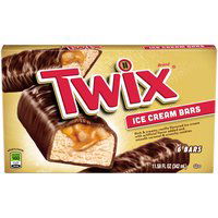 Twix Ice Cream Bars, 6 Each