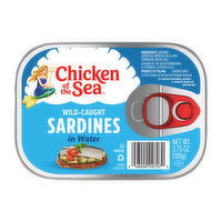 Chicken of the Sea Sardines in Water, 3.75 Ounce