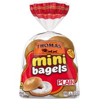 Thomas Mini Plain Bagels, 15 Ounce