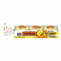 Thomas Buttermilk English Muffins, 6 Count, 13 Ounce