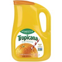 Tropicana Pure Premium Homestyle Juice Orange, Some Pulp, 89 Ounce