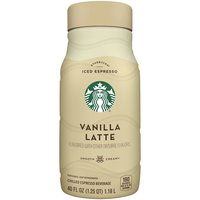 Starbucks Vanilla Latte Iced Espresso, 40 Ounce