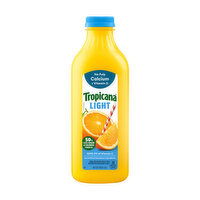 Tropicana Light Orange Juice, No Pulp With Calcium, 46 Ounce