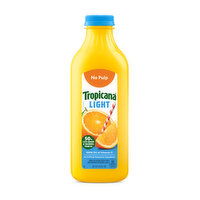 Tropicana No Pulp Light Orange Juice, 46 Ounce