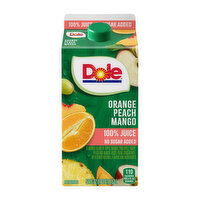 Dole Orange Peach Mango 100% Juice, 52 Ounce