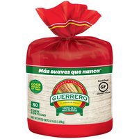 Guerrero White Corn Tortillas, 6", 80 Each