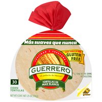 Guerrero Corn Tortillas, White, 30 Each