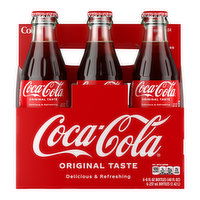 Coca Cola Classic, Bottles (Pack of 6), 48 Ounce