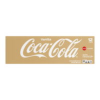 Coca Cola Vanilla, Cans (Pack of 12), 144 Ounce