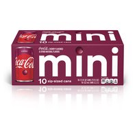 Coke Cherry Mini, Cans (Pack of 10), 75 Ounce