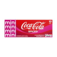 Coca Cola Spiced Mini (10-pack), 75 Ounce