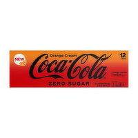 Coke Zero Orange Cream (12-pack), 144 Ounce