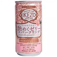 Ozeki Ikezo Sparkling Peach Jelly Sake, 180 Millilitre