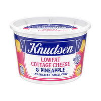 Knudsen Low Fat Cottage Cheese Pineapple, 16 Ounce