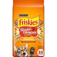 Friskies Tender & Crunchy Combo Cat Food, 3.15 Pound