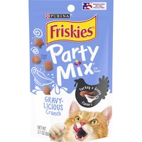Friskies Party Mix Crunch, Turkey & Gravy, 2.1 Ounce