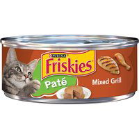 Friskies Wet Cat Food, Pate Mixed Grill, 5.5 Ounce