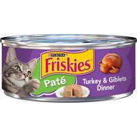 Friskies Pate, Turkey & Giblets Dinner, 5.5 Ounce