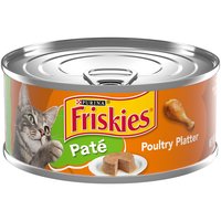 Friskies Pate, Poultry Platter, 5.5 Ounce