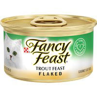 Fancy Feast Flaked Trout Feast Cat Food, 3 Ounce