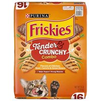 Purina Friskies Dry Cat Food, Tender & Crunchy Combo (16 Lbs), 16 Pound