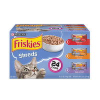 Friskies Shreds 24 Count Wet Cat Food Variety Pack, 72 Ounce