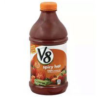 V8 100% Vegetable Juice, Spicy Hot, 46 Ounce