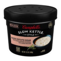 Campbell's Slow Kettle Soup, Baked Potato with Bacon, 15.5 Ounce