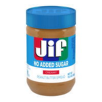 Jif Peanut Butter No Added Sugar, 15.5 Ounce