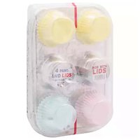 Handi-Foil Muffin Pans with Lids with Bake Cups, 4 Each