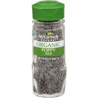 McCormick Gourmet Organic Poppy Seeds, 2.12 Ounce