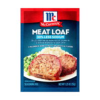McCormick Meatloaf Seasoning Mix, 30% Less Sodium, 1.25 Ounce