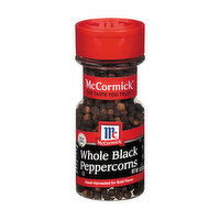 McCormick Whole Black Pepper, 1.87 Ounce