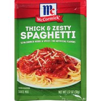 McCormick Thick And Zesty Spaghetti Sauce Mix, 1.37 Ounce