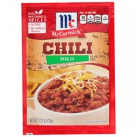 McCormick Mild Chili Seasoning Mix, 1.25 Ounce